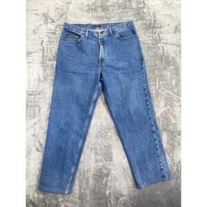 Vintage McKenzie Tribe Dungarees Straight Jeans Men's Size 36x34 Blue